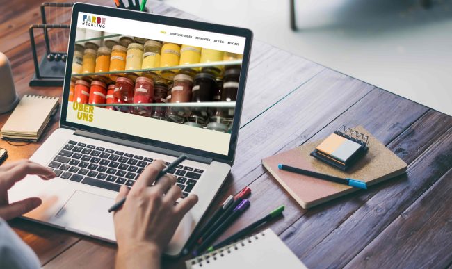 Farbe Helbling: Webtexte