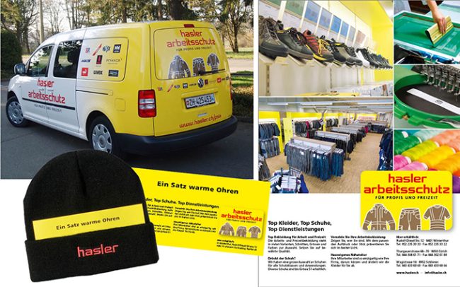 Hasler + Co AG: Werbemassnahmen