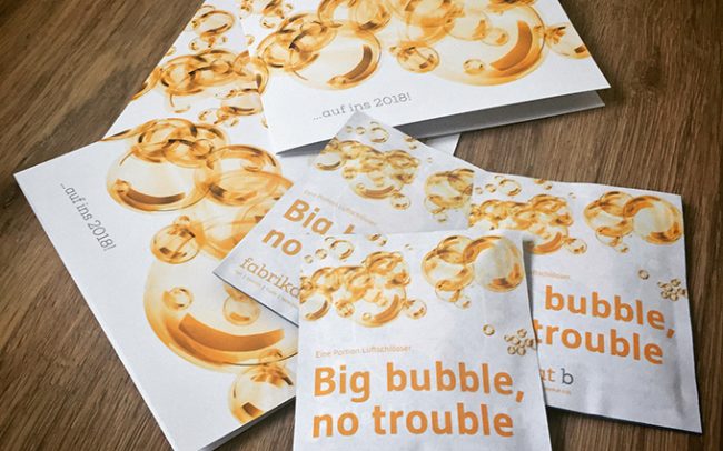 Weihnachtskarte 2018 von fabrikat b.