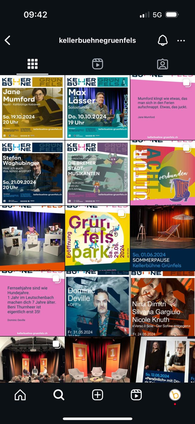 Kellerbühne Grünfels: Texte